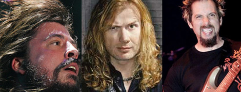 Foo Fighters, Dream Theater y Megadeth nominados al Grammy